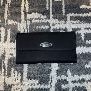 Vintage Esprit Black Trifold Long Wallet From The Early 1990’s